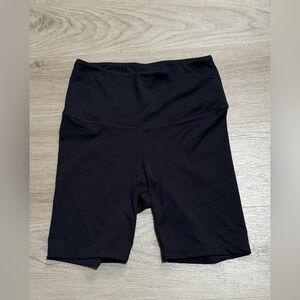 Danskin Black High-Waist Athletic Bike Shorts